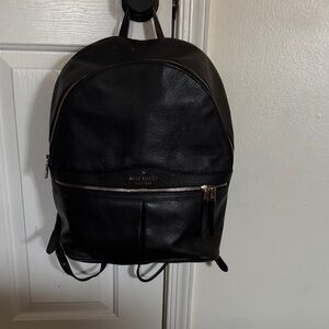Black Leather Kate Spade Backpack
